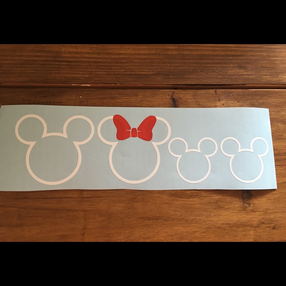 Mickey family decals